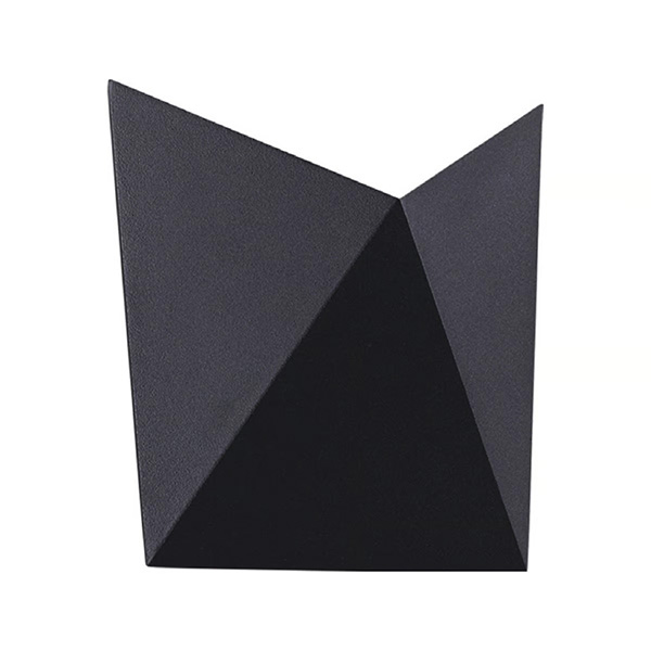 09HLED923MV30N_Lampara-de-muro-Exterior-Titawin-Negro_TECNOLITE_01 Aplique de Muro Exterior Negro 9W Led Integrado Titawin - Luz Cálida - Imagen 1