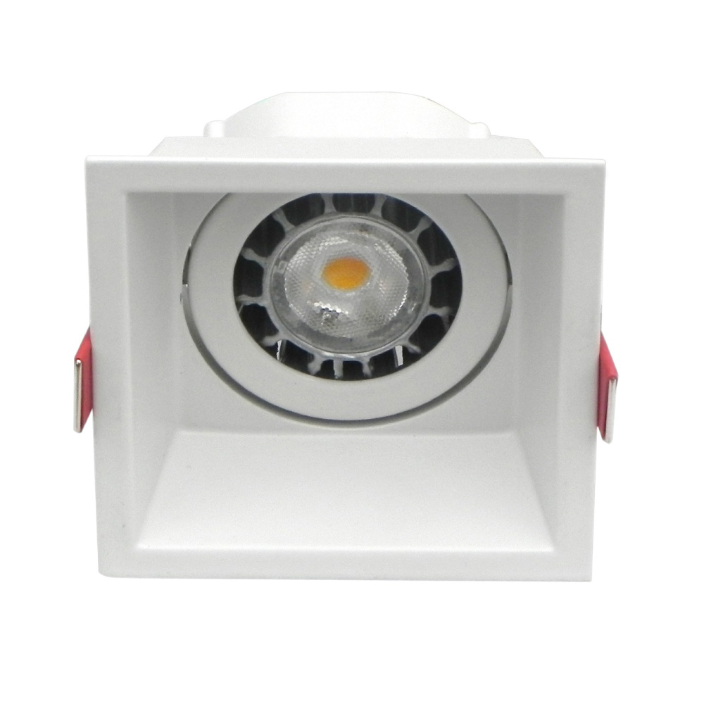 10YDC002MVB-UraniumII-Blanco-Tecnolite-01 Bala de Techo GU10 Cuadrada Dirigible Recesada Blanca (Sin Bombillo) Uranium I - Imagen 1