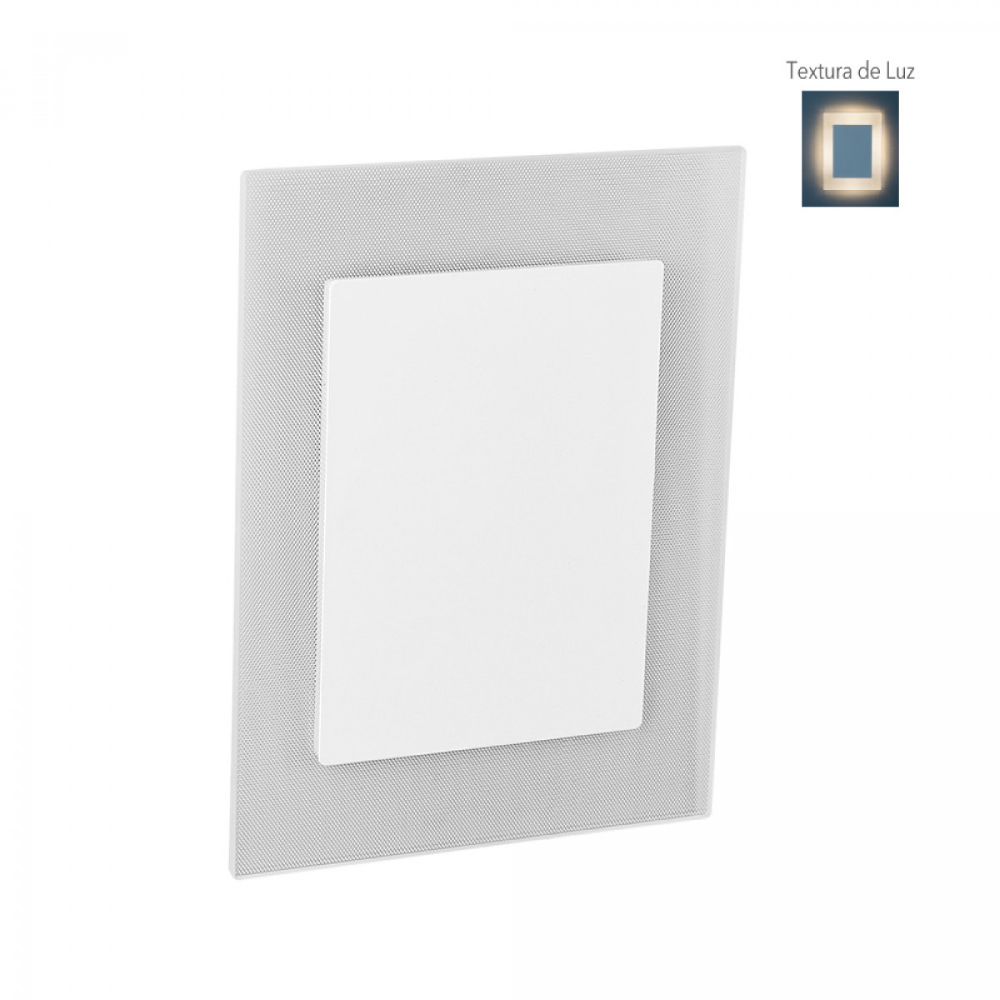 APLTEC01030231B-Aberdeen-Blanco-Tecnolite-01 Aplique de Pared Plano Led Integrado Luz Perimetral Aberdeen - Imagen 1