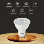 Bombillo Led GU10 Inteligente WiFi - Luz Blanca Dinámica - Imagen 2