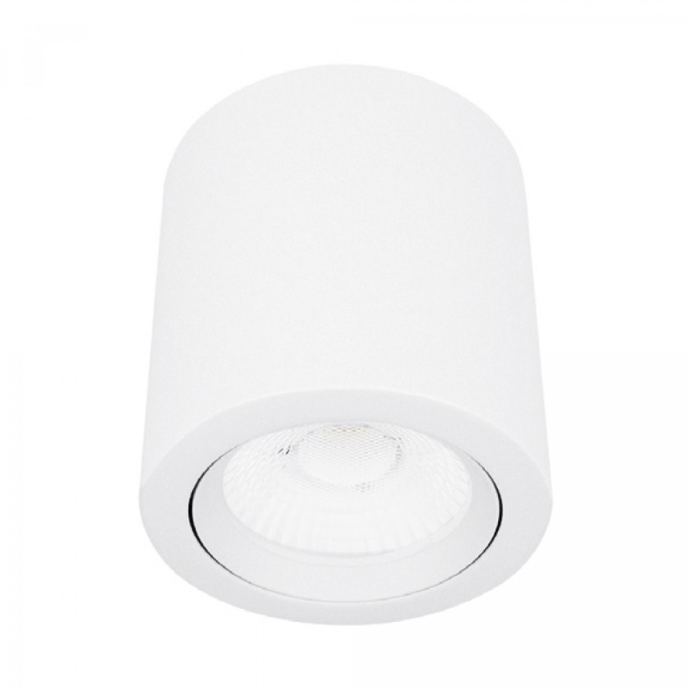 CILTEC01030271B-Ashlesha-Blanco-tecnolite-01 Aplique de Techo Cilíndrico 10W Blanco Ashlesha - Imagen 1