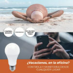 Bombillo Led Inteligente WiFi A19 (E27) WiFi - Luz Blanca Dinámica - Imagen 3