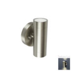 Aplique de Muro Exterior Cilíndrico Satín 9W Led Integrado Arriba/Abajo Encke