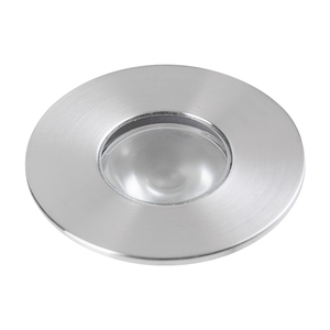 HLED-645-2W-S_Lampara-Bala-de-Piso-Exterior-LED-BARATI_Satinado_Tecnolite_01 Mini Bala de Piso Led IP65 Luz Cálida Satinada Barati - Imagen 1
