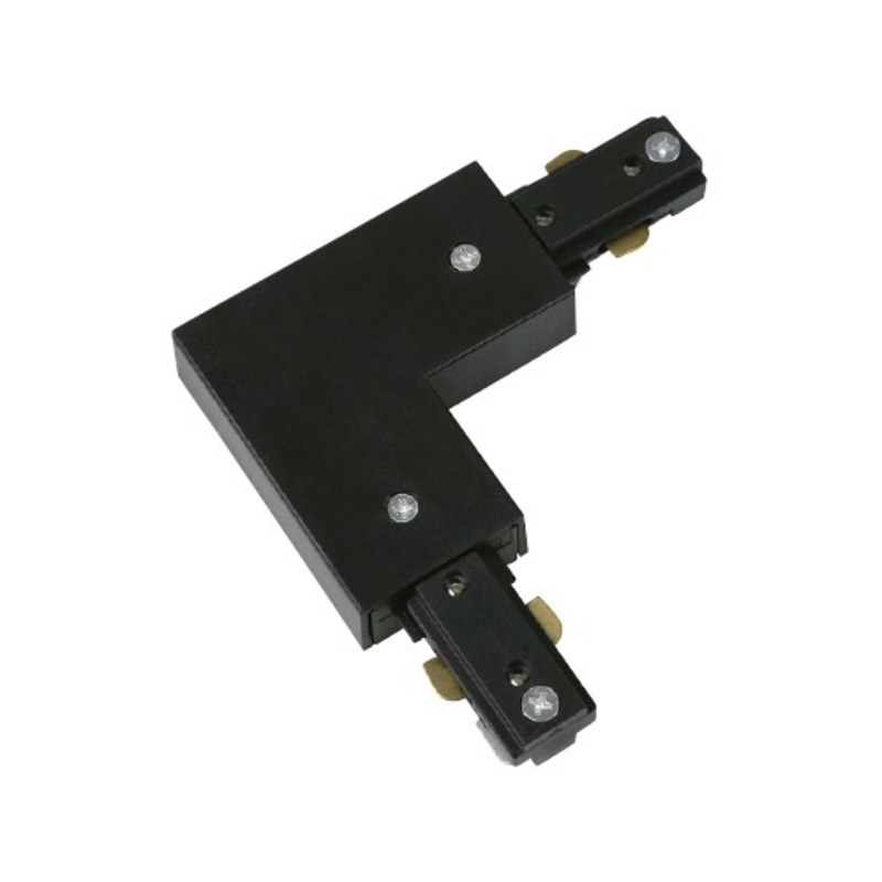 UNITEC10213303N-YSLN-Negro-Tecnolite-01 Unión de 90° para Riel Negra - Imagen 1