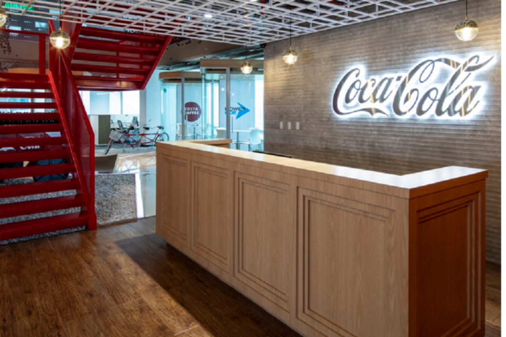 Iluminación Oficinas Coca Cola