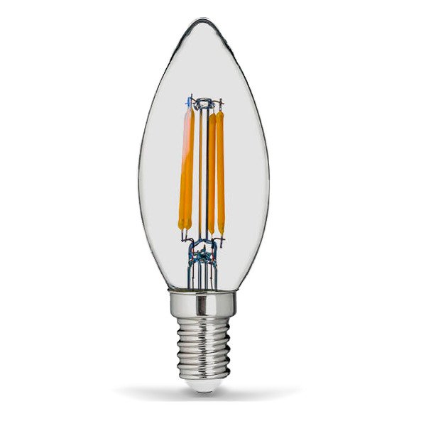 LXC354W12 Bombillo Vintage Tipo Vela 4W E12 Transparente Lienxo 02 jpg