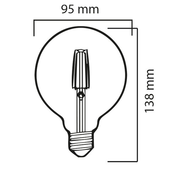LXG954WA Bombillo Vintage G95 4W Ambar Lienxo 03 jpg