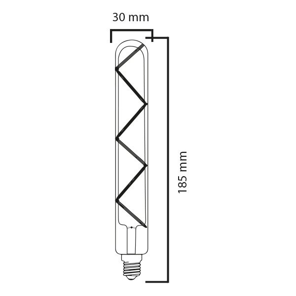 LXT304WA Bombillo Vintage Tubular Zig Zag 4W Ambar Lienxo 03 jpg