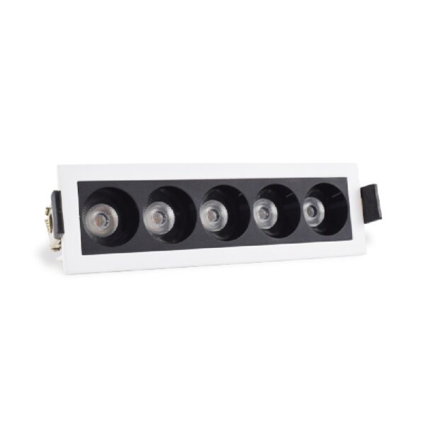 BLINR2LAMPARA INCRUSTAR 10W BLANCO NEGRO NEGROECOLITE01