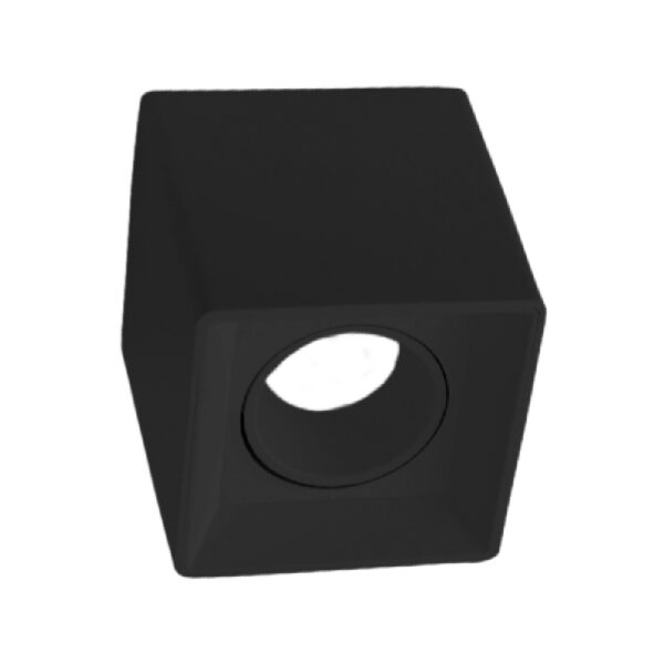 DLGU10CSQ NAPLIQUE DE SOBREPONER GU10NEGROECOLITE01