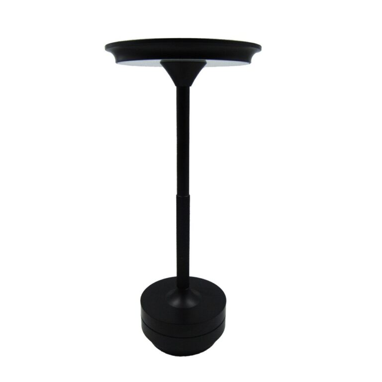 ECOMODA NLAMPARA DE MESA RECARGABLE 3WNEGROECOLITE01