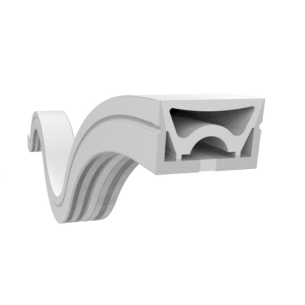 FLR5025PERFIL SILICONADO PARA CINTA LED BLANCOFERVICOM01