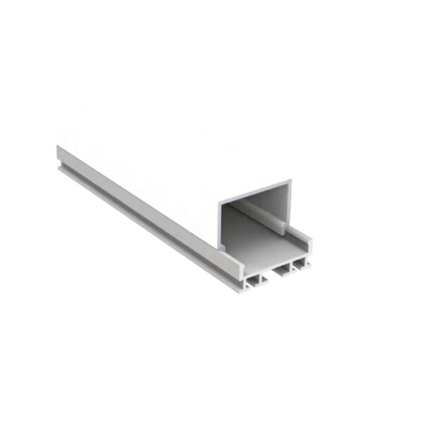 RC2624PERFIL PARA CINTA LED DIFUSOR TIPO C GRISFERVICOM01