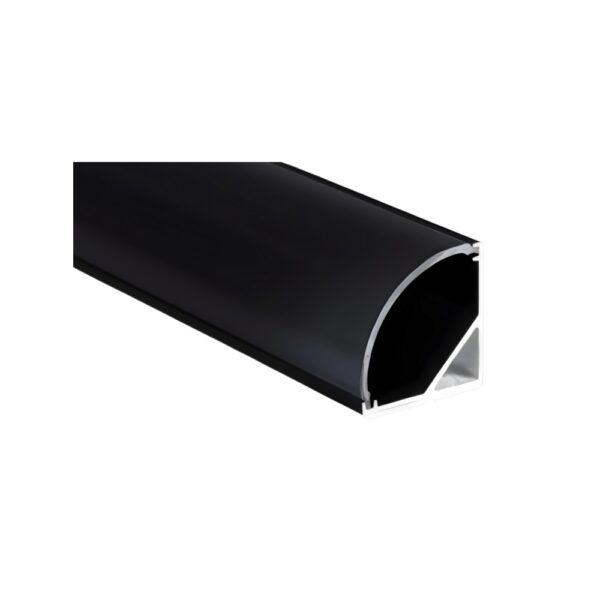 V1616NHPERFIL PARA CINTA LED ESQUINERO NEGROFERVICOM01