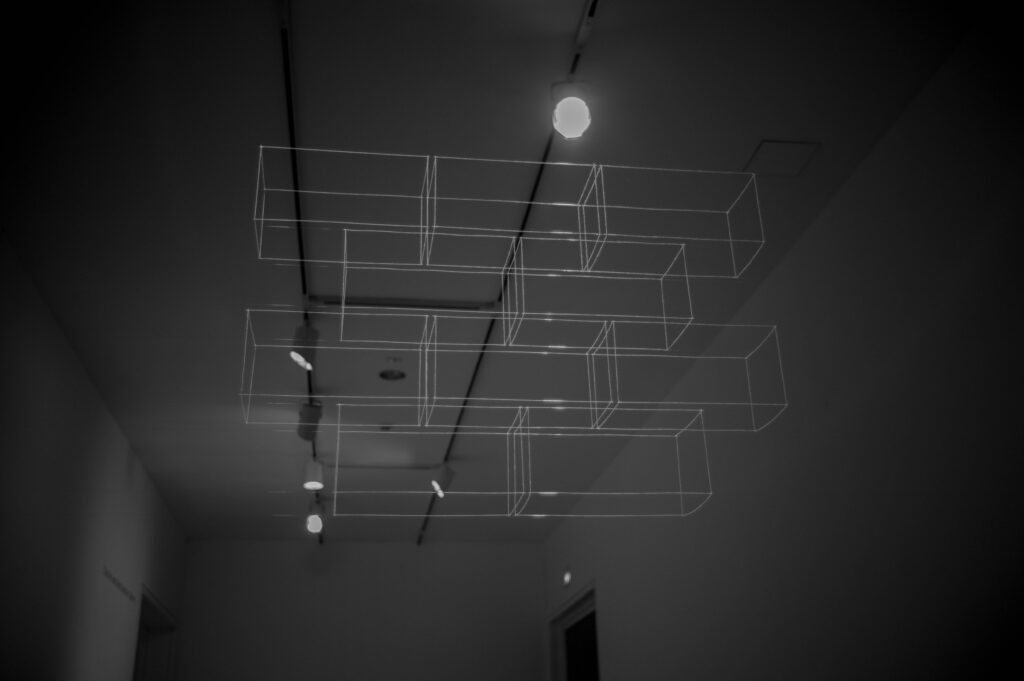 low angle view illuminated electric lamp